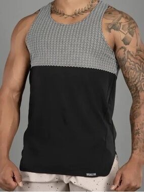 RAWGEAR /// Men's Drift Tank - Black & Gray Performance Tank Top
